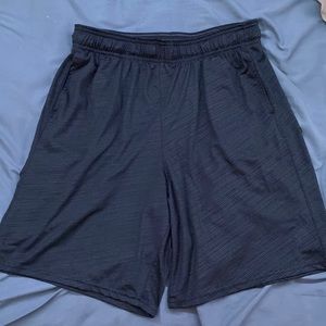 Black athletic shorts